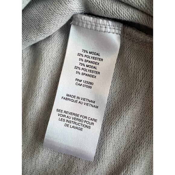 TravisMathew Grey Eco Collection Twist Lime 1/4 Zip Pullover Medium - Picture 8 of 11